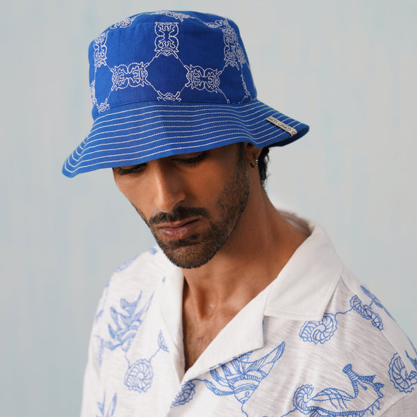 Krab Shack Bucket Hat (Unisex) - Cotton Linen