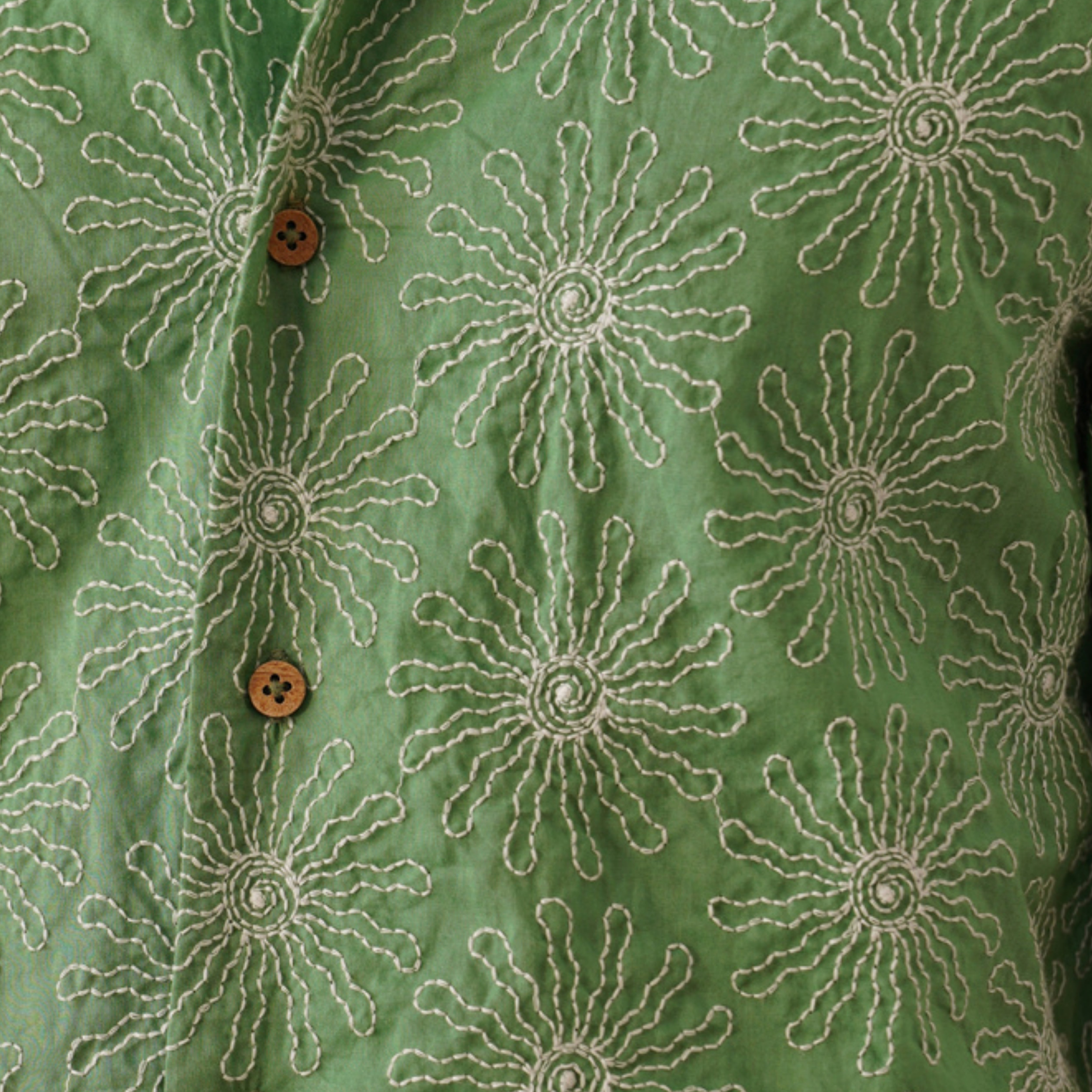 Solar Bloom Cotton Shirt