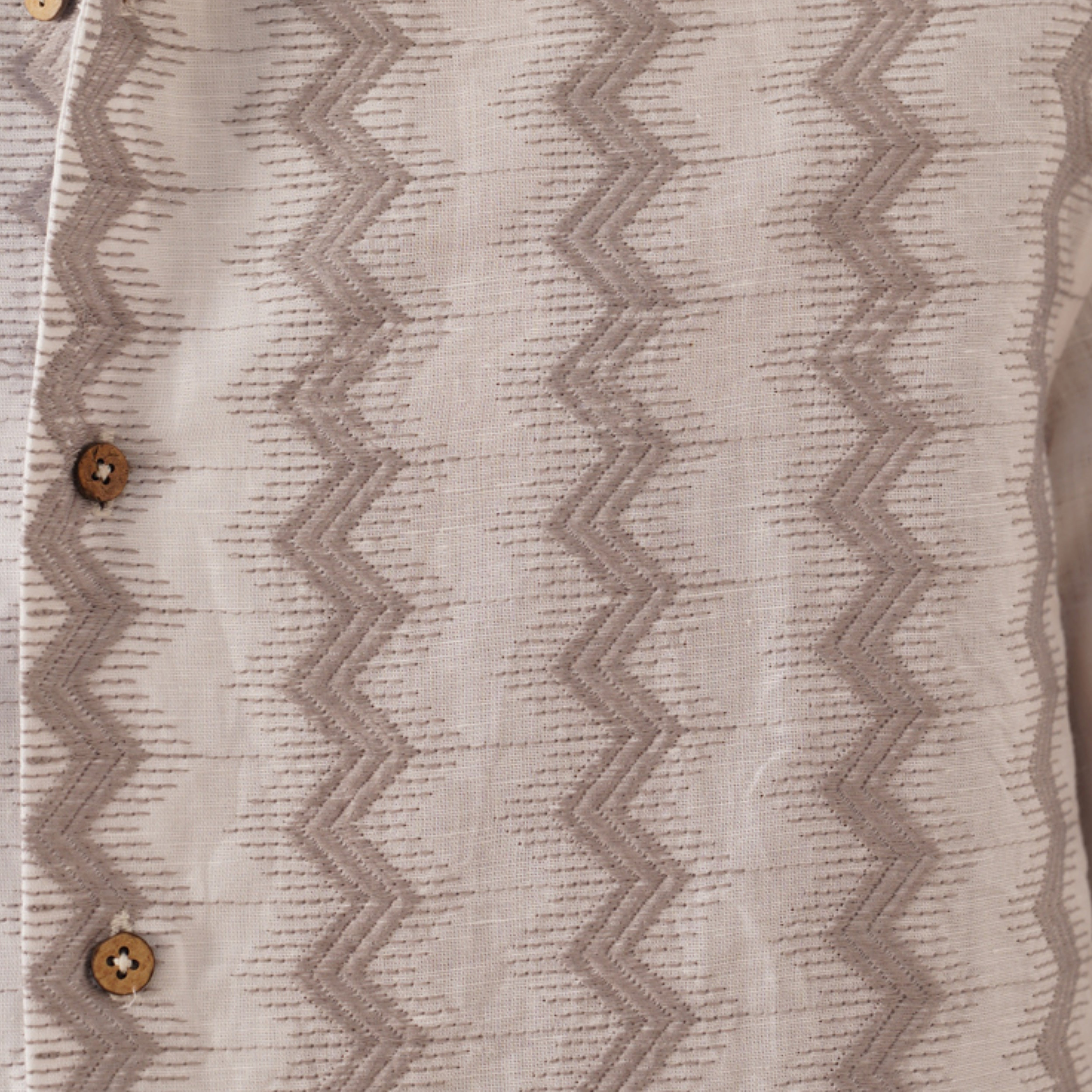 Waveform Cotton Linen Shirt