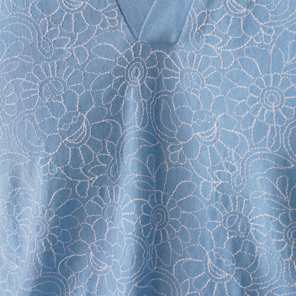 Shady Blooms Cotton Knit Co-ord Set