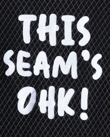 This Seam’s OHK! Quilted Jacket (Black Grid)