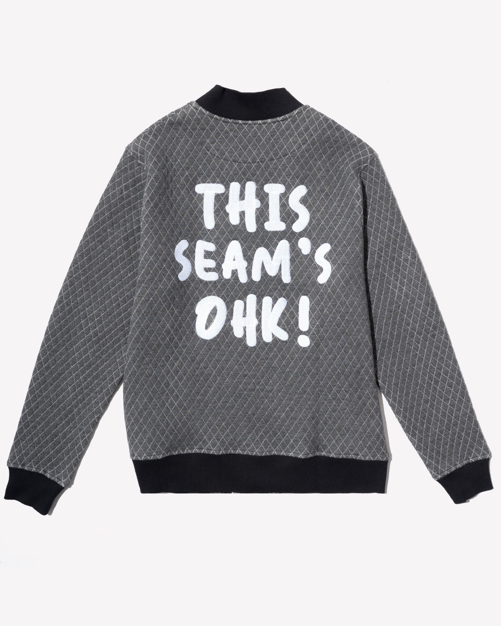 This Seam’s OHK! Quilted Jacket (Storm Grey Grid)