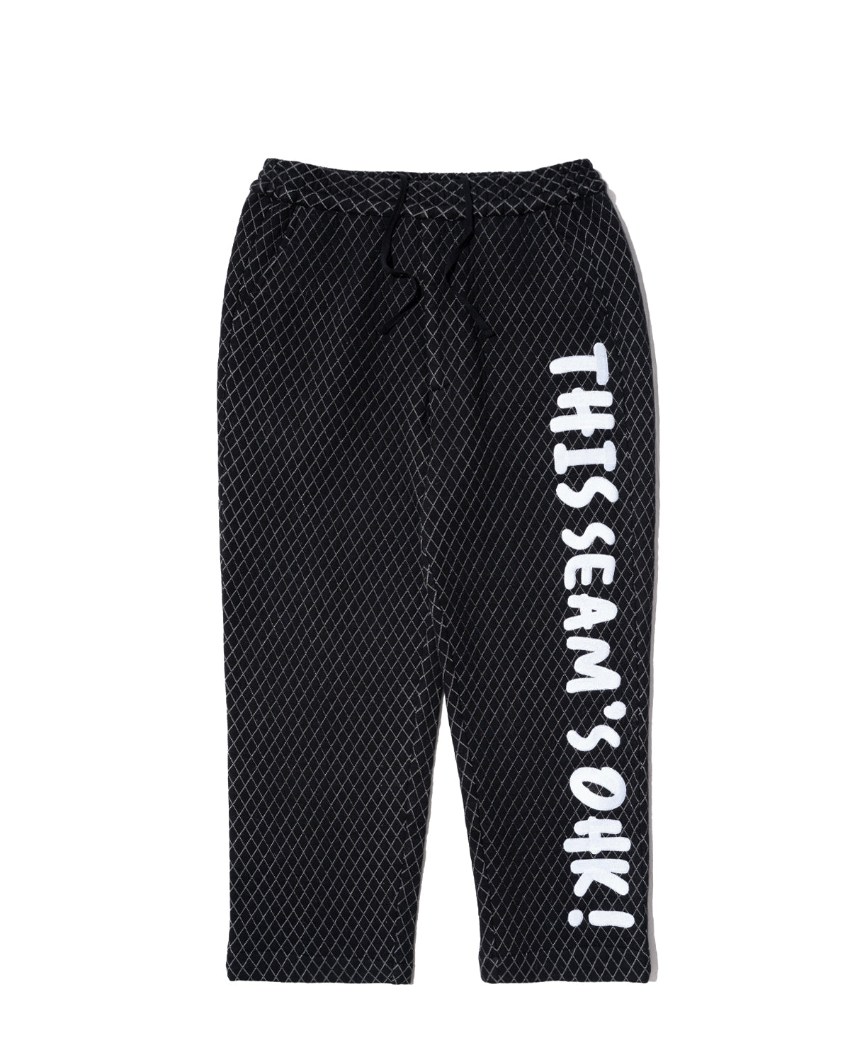 This Seam’s OHK! Quilted Pyjamas (Black Grid)