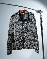 Winter Fern Shacket with Zipper